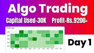 Algo Trading For Beginners  Challenge Day 1  Options Buying Algo Strategy 🤑 [upl. by Sura]