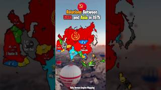 Relations Between USSR and Asia in 1975 europe map politics geography space usa countryballs [upl. by Charmane]