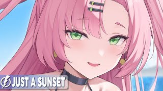 Nightcore  Just A Sunset Cale Rachel Morgan Perry  Lyrics [upl. by Noryt792]