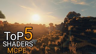 TOP 5 Shaders Ultra Realistas para Minecraft PE 118 [upl. by Boudreaux]