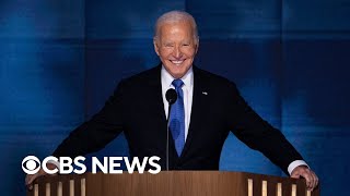 President Biden addresses Democratic National Convention  full video [upl. by Fionnula]