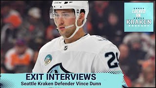 2024 Exit Interviews Seattle Kraken Defender Vince Dunn [upl. by Robbins]