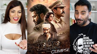 RRR Glimpse  NTR Ram Charan Ajay Devgn Alia Bhatt  SS Rajamouli  REACTION by Magic Flicks [upl. by Buchbinder]