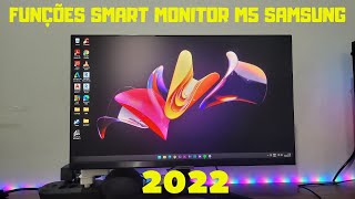 FUNÇÕES DO SAMSUNG SMART MONITOR M5 [upl. by Nesyla]