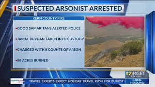 Man arrested on suspicion of arson fled from CHP near Kernville [upl. by Justinian]