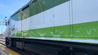 GO Transit Train Ride on GO 3818 Kitchener GO Station  Guelph Central Station April 1 2024 [upl. by Eslehc]