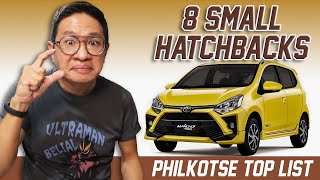 8 small hatchbacks you can buy in the Philippines  Philkotse Top List [upl. by Garzon]