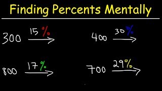 How To Find a Percent of a Number  Without a Calculator [upl. by Ahsilla]