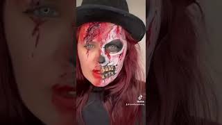 Halloween face painting Special effect specialeffect facepainting faceart facepainting [upl. by Boni]