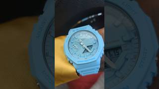 GShock GA2100 Blue gshock watch luxury unboxing shorts shortvideoshortsubscribe [upl. by Ylrehs552]