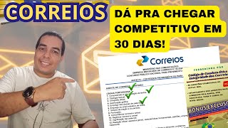 Correios  Reta Final em 30 dias aprovação concursocorreios ferrerinhapqd fé [upl. by Eelah]