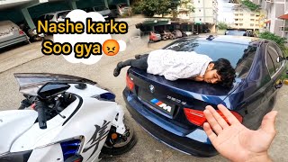 Daru Peeke Ghar ke Bahar Car Me Soo Gya Nashedi 😡 Road Rage 😡 [upl. by Leizahaj]