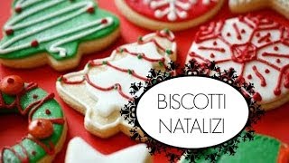 BISCOTTI DI NATALE CON GLASSA COLORATA [upl. by Elehcar700]