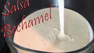 Receta Salsa Bechamel tradicional sin grumos y muy fácil [upl. by Lovel366]