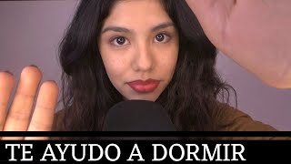 TE AYUDO A DORMIR  Relajación Guiada con voz suave movimiento de manosmouth sounds Asmr Español [upl. by Mari]