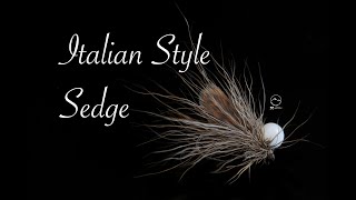 Italian Segde  Dry Fly  Mountainfly Fly Tying [upl. by Lledniw710]