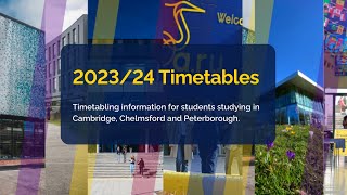 Your timetables for 2023 to 2024 [upl. by Netsriik]