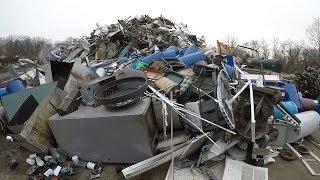 Scrap Metal Recycling  Scrap Yard Trip  Iron and Aluminum [upl. by Gerik648]