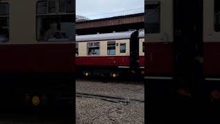 LNER A4 60007 Sir Nigel Gresley  Charging into York [upl. by Annuahsal530]