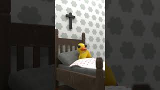 When Im Home Alone and Hear a Strange Noise 😰 humor ducky shorts [upl. by Cissiee]