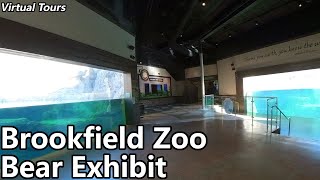 Brookfield Zoo Bear Exhibit  Virtual Tours [upl. by Ecinue]