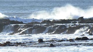 5yearold girl dies Coast Guard suspends search for man swept out to sea off Half Moon Bay coast [upl. by Tanney]