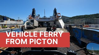 Boarding The Interislander Vehicle Ferry On Our Motorbikes From Picton [upl. by Maguire525]