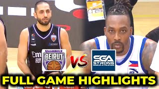 Strong Group PH vs Sports Club Beirut Lebanon Full Game Highlights  33rd Dubai Tournament 2024 [upl. by Daphna204]