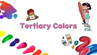 Tertiary Colors  Color Wheel  Mixing Colors  colormixing arcbrainsparks [upl. by Rizan]