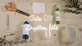 DIY Lingettes bébé  La Cigogne Française [upl. by Mohandas]