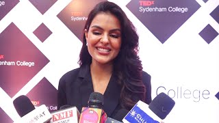 Priyanka Chahar Choudhary Spotted At Sydenham College For Tedx Event [upl. by Obrien385]