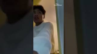 Footage shows the moment people evacuated a building during an earthquake in the Philippines [upl. by Anilrats]