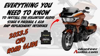 Step by Step Install  Volunteer Audio Hertz Stage 4 Amp amp Speaker System for 20235 CVO Road Glide [upl. by Arlo422]