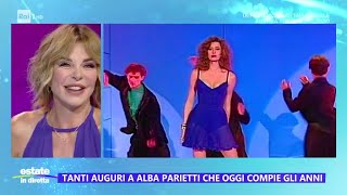 Tanti auguri a Alba Parietti che oggi compie gli anni  Estate in diretta 02072024 [upl. by Igiul754]