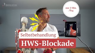 HWSBlockade selbst lösen ✅ Mach diese einfache Übung damit sich deine Rotationseinschränkung löst [upl. by Kerry]