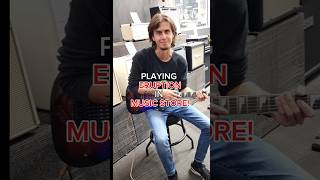 MOM REACTS To Playing Most OVERPLAYED SONGS On GUITAR In MUSIC STORE reaction musicstore eruption [upl. by Pass446]