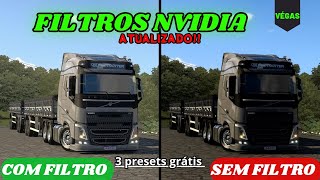 ATUALIZADO 3 Filtros Nvidia para melhorar a qualidade do seu ETS2 [upl. by Acinoj]