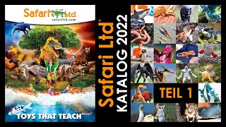 Safari Ltd ® Katalog 2022  Teil 1  Dino Dana  Good Luck Minis ®  Toobs ® [upl. by Tenneb]