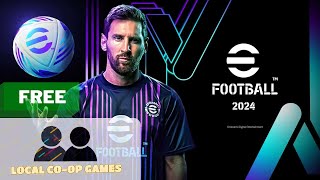 How to Play Efootball 2024 with Friends  Local Multiplayer Free Game Tutorial [upl. by Hgielrak885]