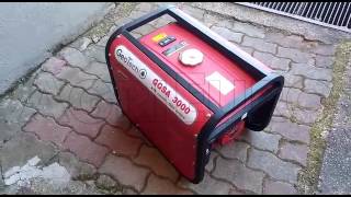 Dimostrazione funzionamento generatore di corrente 25 kW a benzina GeoTech GGSA3000 [upl. by Mokas]