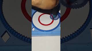 Spirograph pattern  spirograph pattern satisfying shorts plz subscribe 🙏🏼 [upl. by Ttayh]