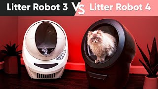 Whisker Litter Robot 3 VS Litter Robot 4 [upl. by Haggar]