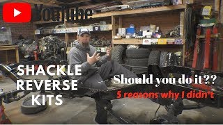 Shop Talk Shackle reversals on a YJ [upl. by Con]