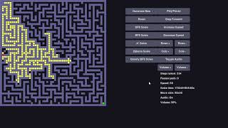 Python Maze Generator and Solver made by Claude 35 AI TAKEOVER [upl. by Kerwinn]