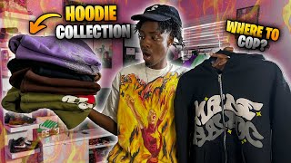 MY HOODIE COLLECTION  BEST PLACES TO BUY HOODIES FOR CHEAP [upl. by Gleich]