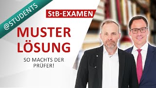 Steuerberaterexamen KlausurTechnik für ErtragsteuerrechtKlausur EStIStRGewStKSt [upl. by Leimaj]