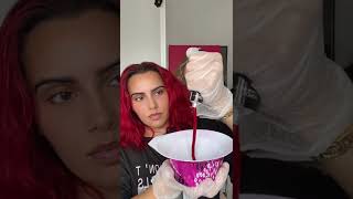 How to dye your hair red WITHOUT BLEACHING first [upl. by Clarine958]