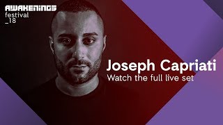 Awakenings Festival 2018 Saturday  Live set Joseph Capriati  Area V [upl. by Melise]