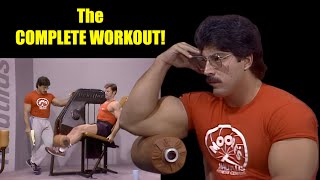 RAY MENTZER TRAINS BOYER COE JUNE 29 1983 raymentzer gym motivation training [upl. by Watkins]