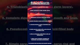 learn with mephylum nematylhelminthesroundworm characters shorts ytshorts [upl. by Patrice81]